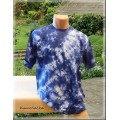 batika modro-bílá